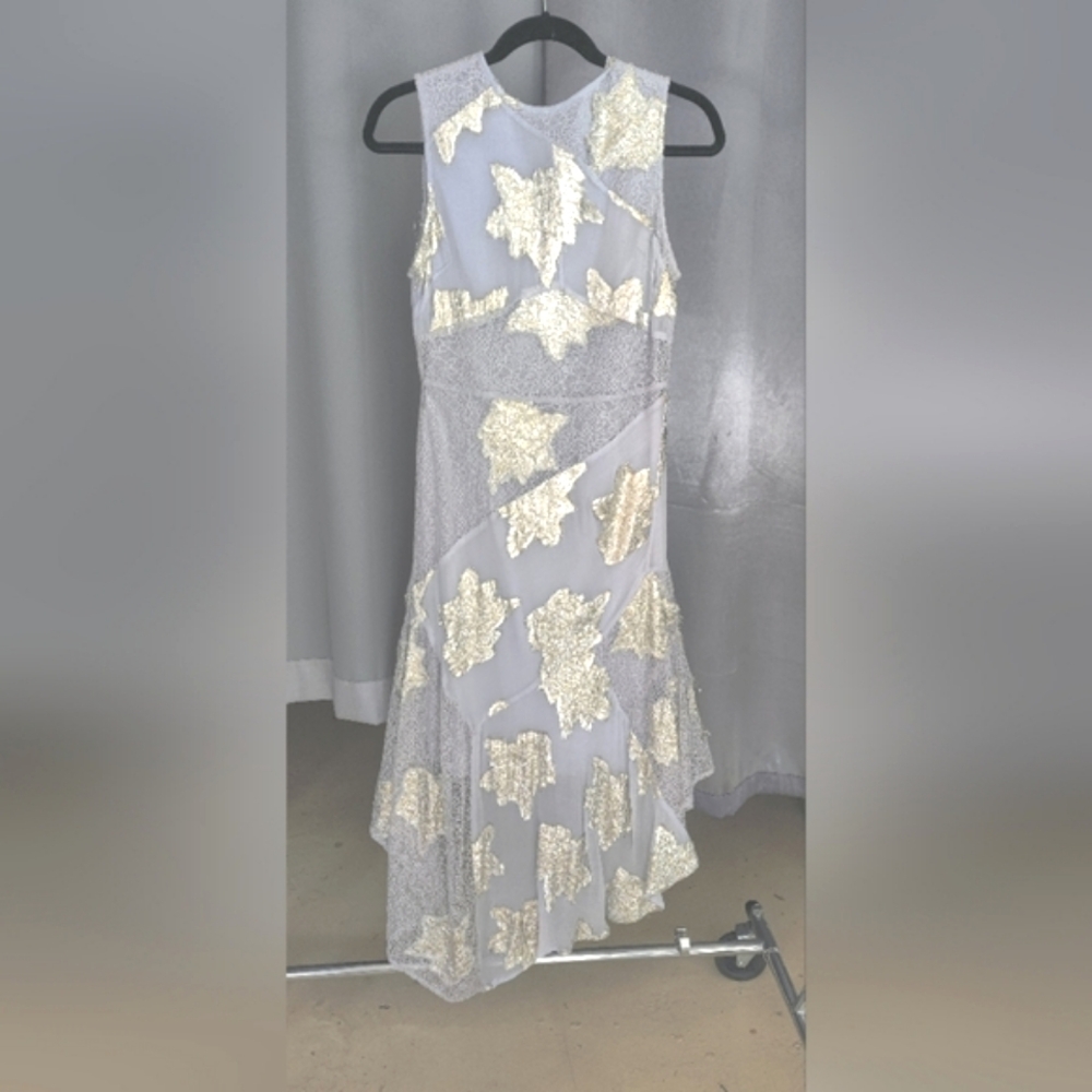 Topshop Lavender Lacy Dress